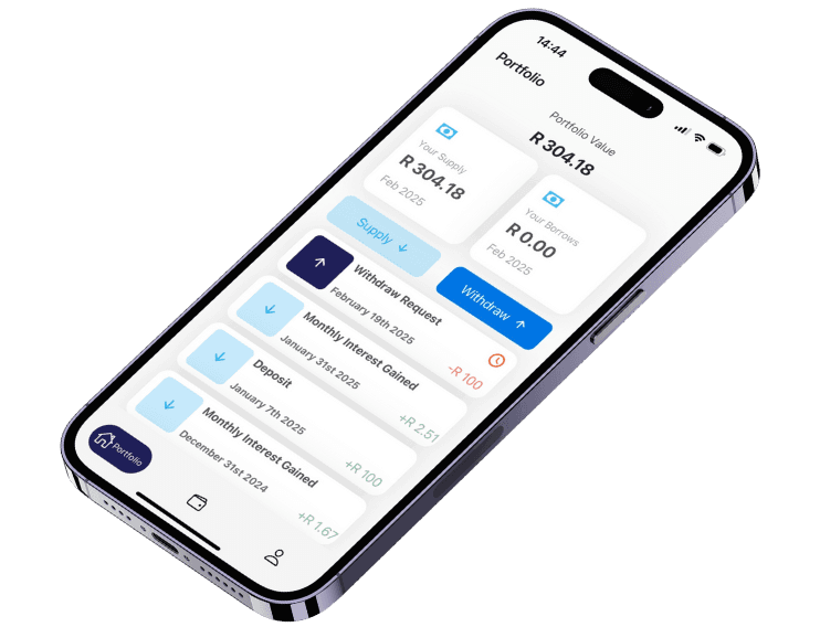 Supply mobile app screenshot